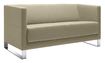 VELA - 2,5V, křeslo, koženka SL 28 - koženka slonová kost